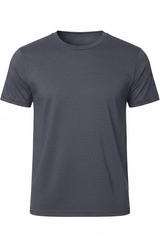 Royal Apparel B2001 Basic Supply Co. Unisex Short Sleeve 4.4 oz Blend Jersey Tee - Heather Navy