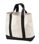 Port Authority ®  - Ideal Twill Two-Tone Shopping Tote.  B400 - Port Authority B400