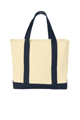 Port Authority B400 Ideal Twill Two-Tone Shopping Tote