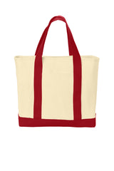 Port Authority B400 Ideal Twill Two-Tone Shopping Tote
