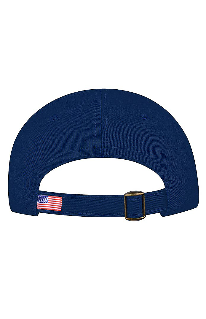Royal Apparel B77540U Slide Buckle Dad Cap - Navy
