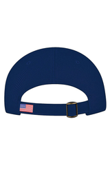Royal Apparel B77540U Slide Buckle Dad Cap - Navy