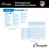 Champion Sports NFHS APPROVED BASKETBALL SCORE BOOK