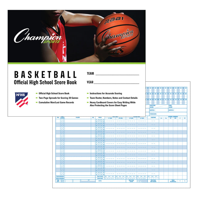 NFHS APPROVED BASKETBALL SCORE BOOK