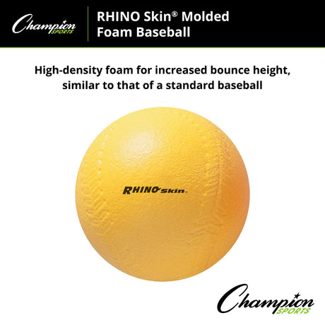 RHINO Skin RHINO SKIN MOLDED FOAM BALL 9" D BASEBALL