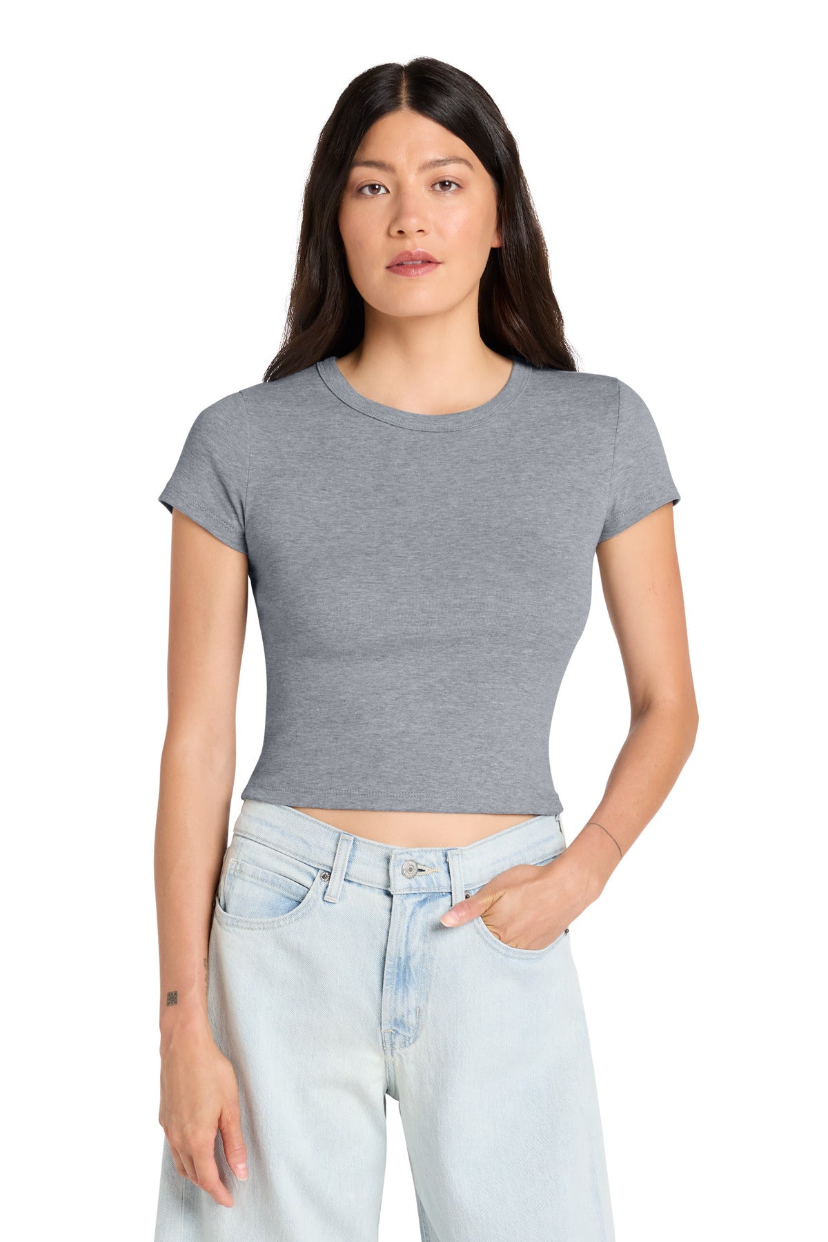 Joe's USA Premium Women's Micro Rib Baby Tee