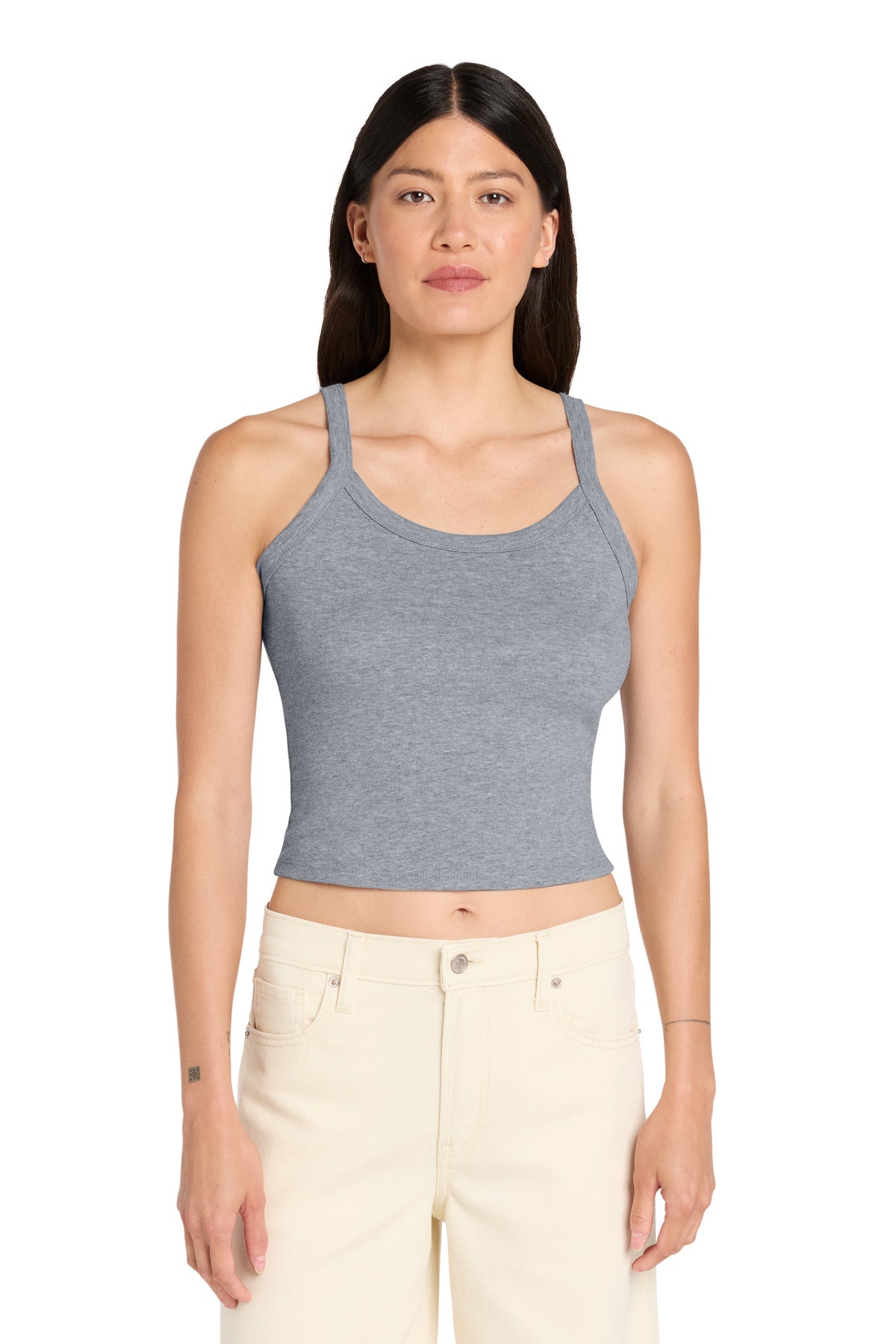 Joe's USA Premium Women's Micro Rib Spaghetti Strap Tank