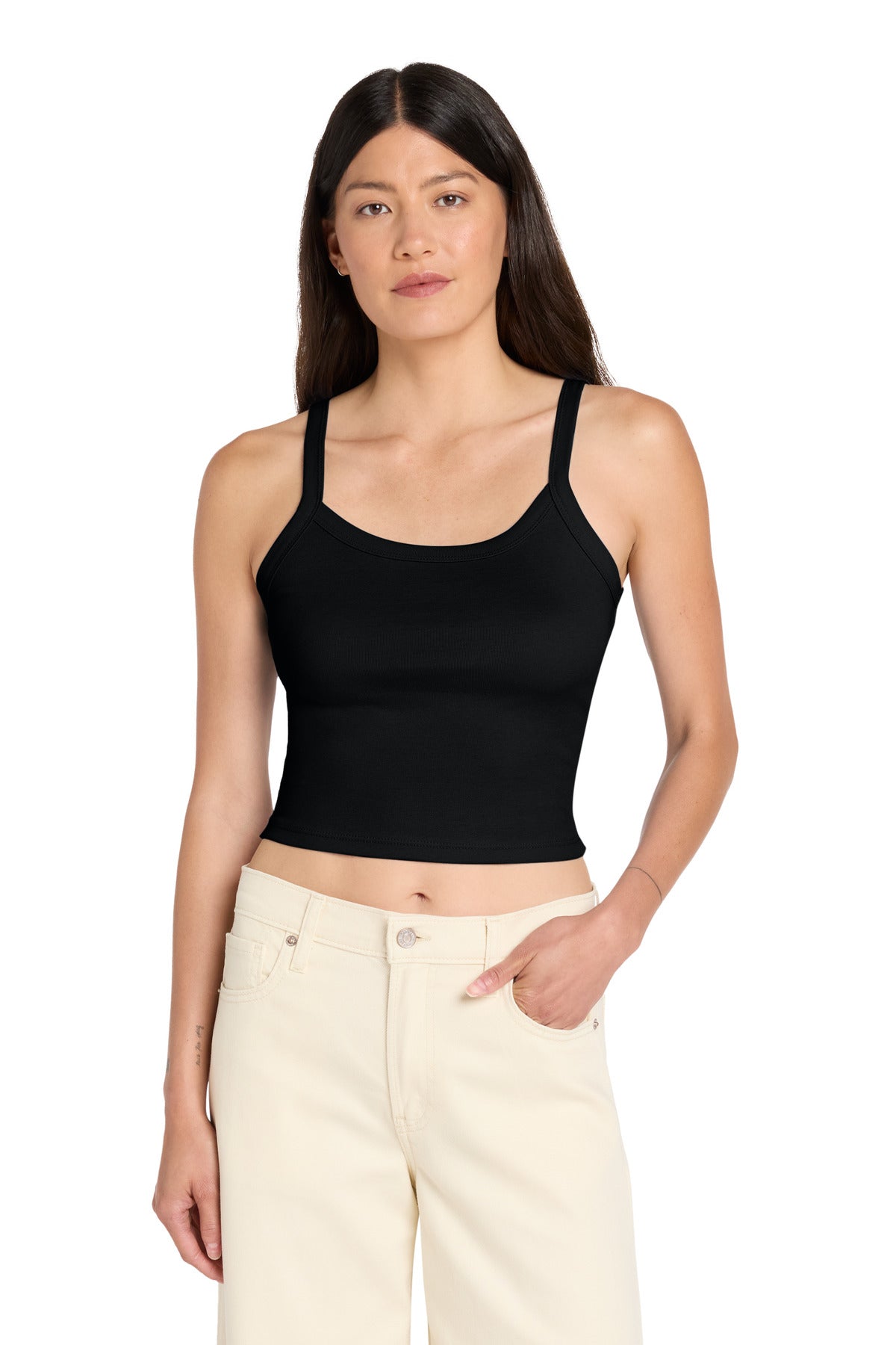 Joe's USA Premium Women's Micro Rib Spaghetti Strap Tank