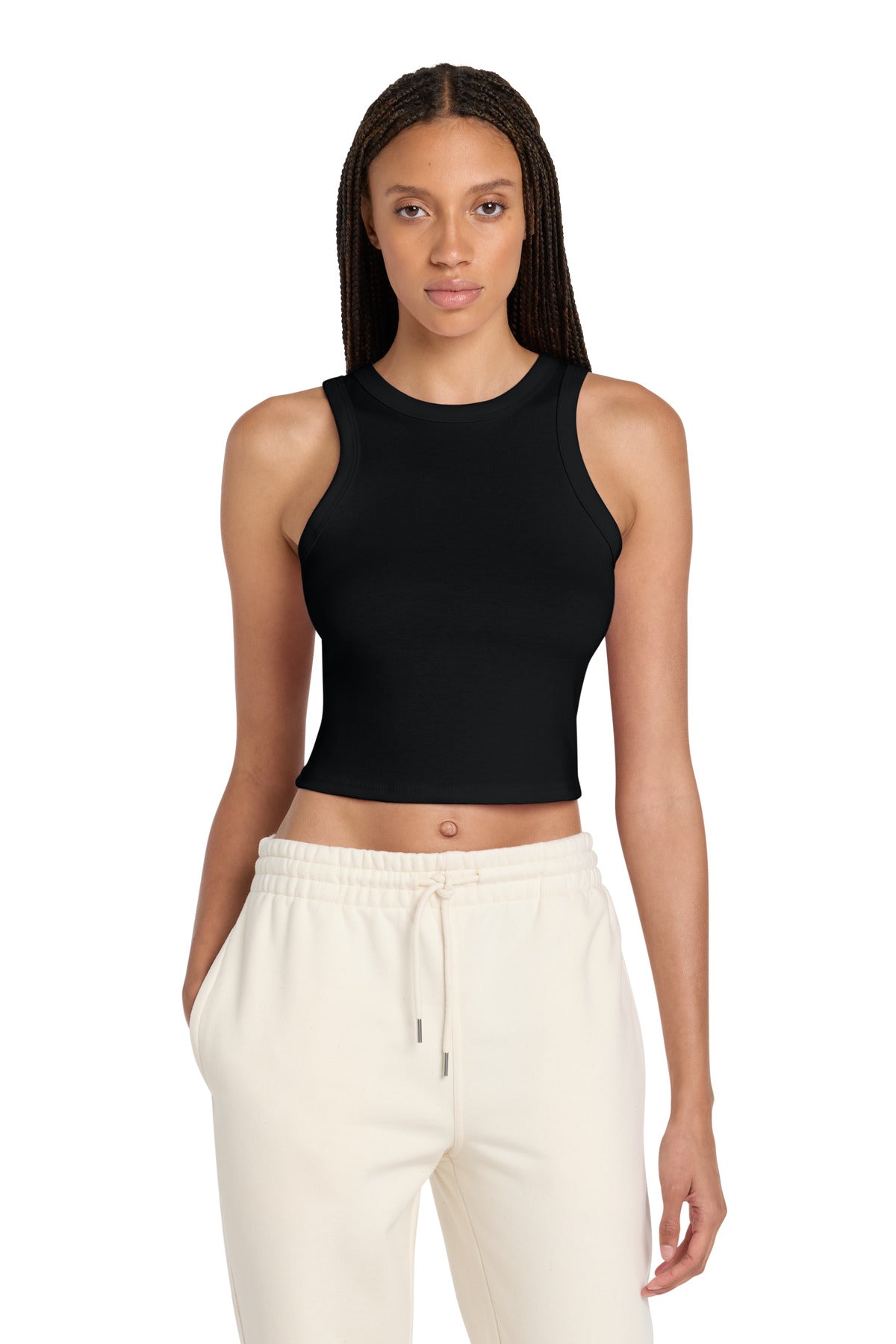 Joe's USA Premium Women's Micro Rib Racer Tank