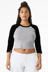 BELLA+CANVAS ®  Women's Micro Rib 3/4 Raglan Baby Tee BC1200 - Bella + Canvas BC1200