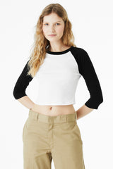 BELLA+CANVAS ®  Women's Micro Rib 3/4 Raglan Baby Tee BC1200 - Bella + Canvas BC1200
