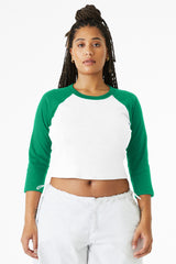 BELLA+CANVAS ®  Women's Micro Rib 3/4 Raglan Baby Tee BC1200 - Bella + Canvas BC1200