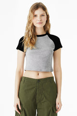 BELLA+CANVAS ®  Women's Micro Rib Raglan Baby Tee BC1201 - Bella + Canvas BC1201