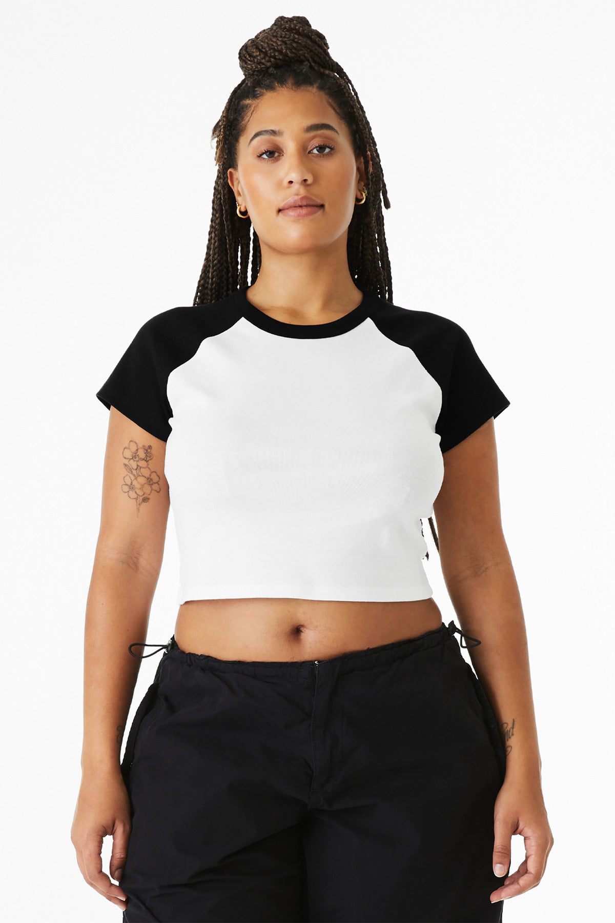 BELLA+CANVAS ®  Women's Micro Rib Raglan Baby Tee BC1201 - Bella + Canvas BC1201