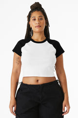 BELLA+CANVAS ®  Women's Micro Rib Raglan Baby Tee BC1201 - Bella + Canvas BC1201