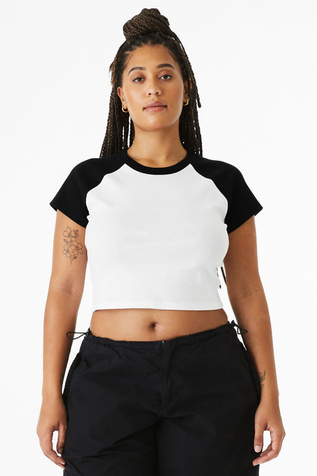 BELLA+CANVAS ®  Women's Micro Rib Raglan Baby Tee BC1201 - Bella + Canvas BC1201