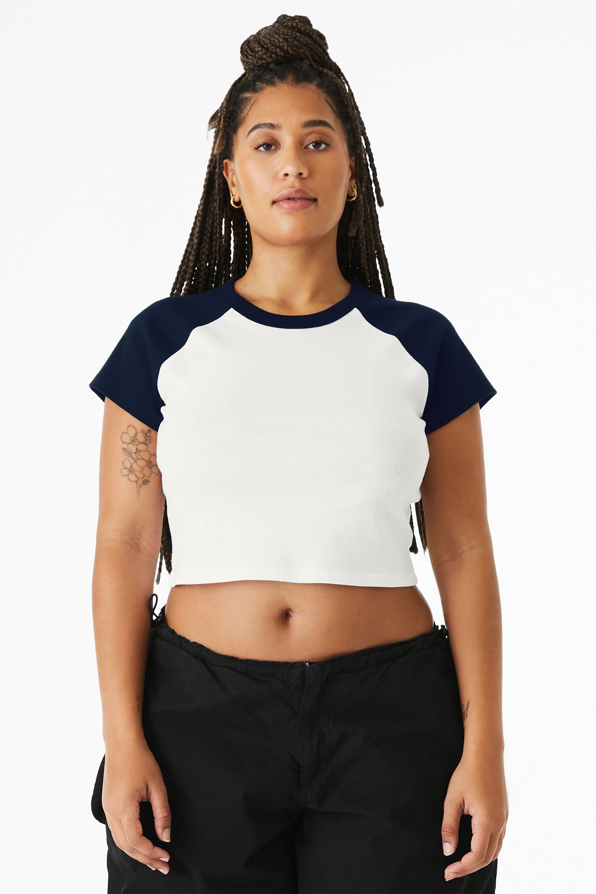 BELLA+CANVAS ®  Women's Micro Rib Raglan Baby Tee BC1201 - Bella + Canvas BC1201