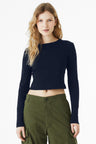 BELLA+CANVAS ®  Women's Micro Rib Long Sleeve Baby Tee BC1501 - Bella + Canvas BC1501