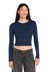 Joe's USA Premium Women's Micro Rib Long Sleeve Baby Tee