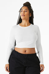 BELLA+CANVAS ®  Women's Micro Rib Long Sleeve Baby Tee BC1501 - Bella + Canvas BC1501