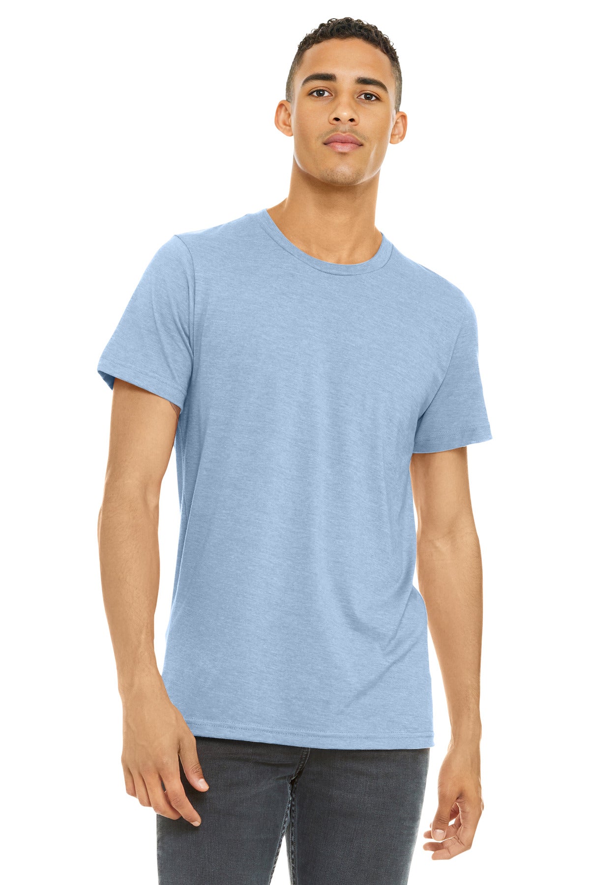 BELLA+CANVAS  ®  Unisex Heather CVC Short Sleeve Tee. BC3001CVC - Bella + Canvas BC3001CVC