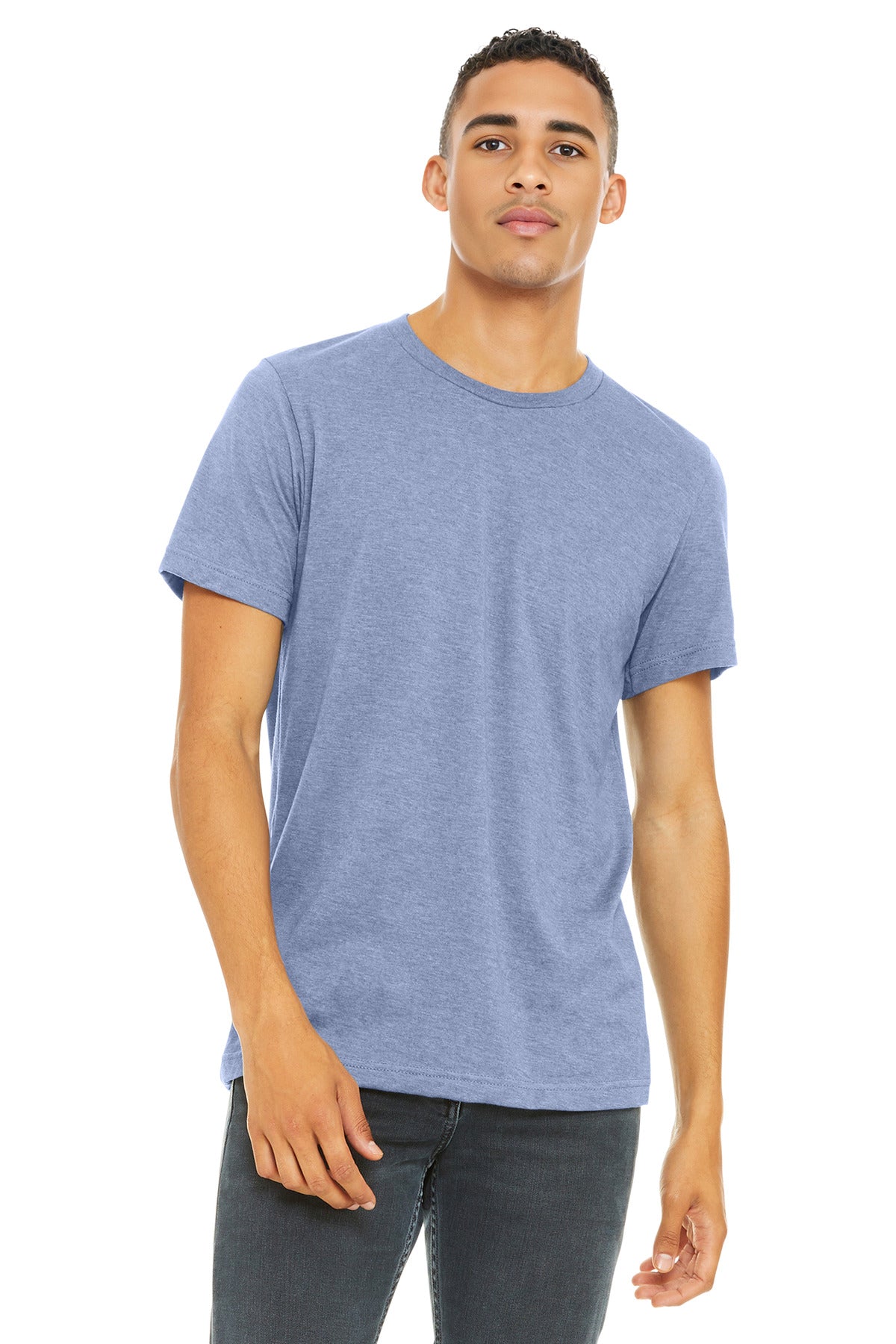 BELLA+CANVAS  ®  Unisex Heather CVC Short Sleeve Tee. BC3001CVC - Bella + Canvas BC3001CVC
