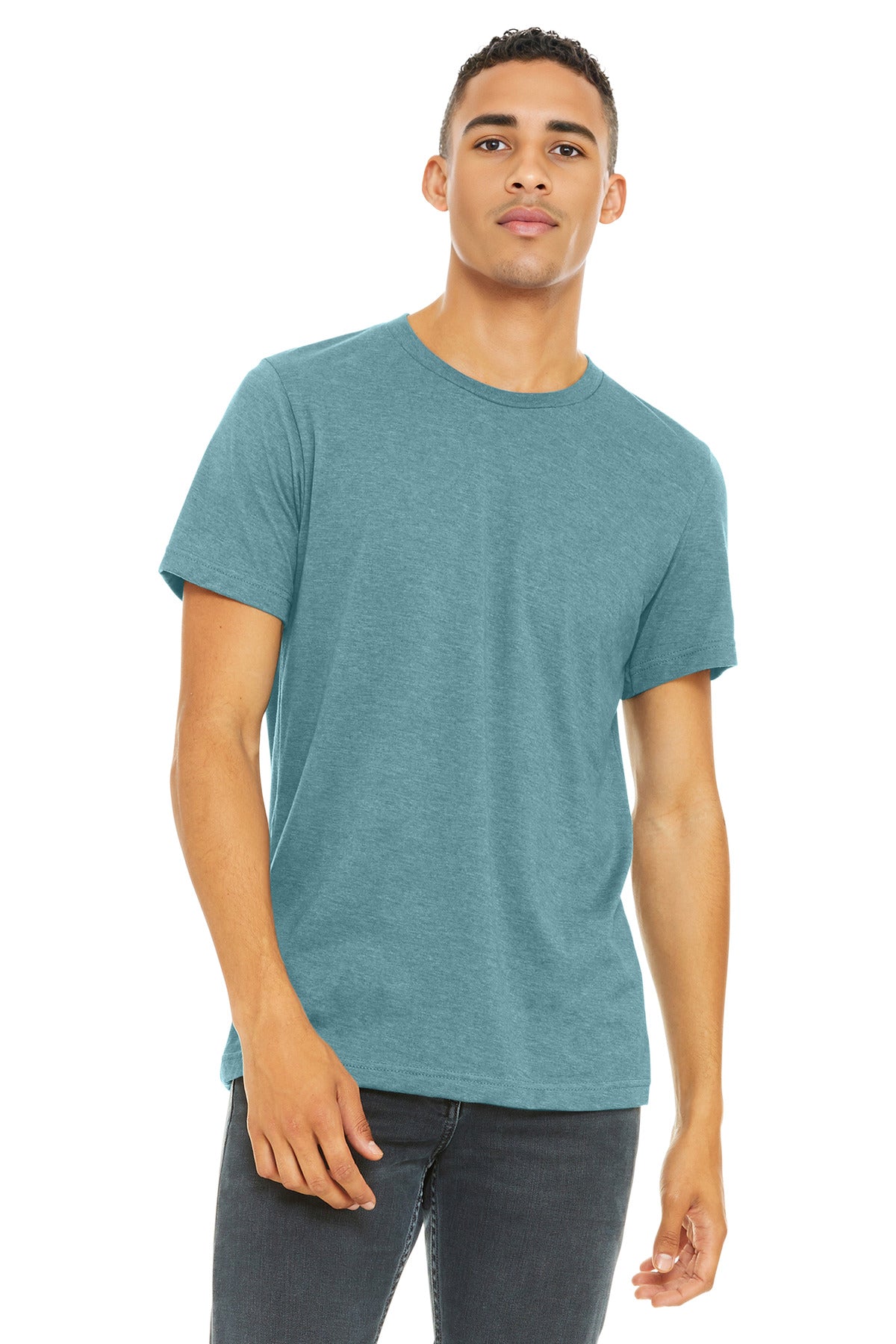 BELLA+CANVAS  ®  Unisex Heather CVC Short Sleeve Tee. BC3001CVC - Bella + Canvas BC3001CVC