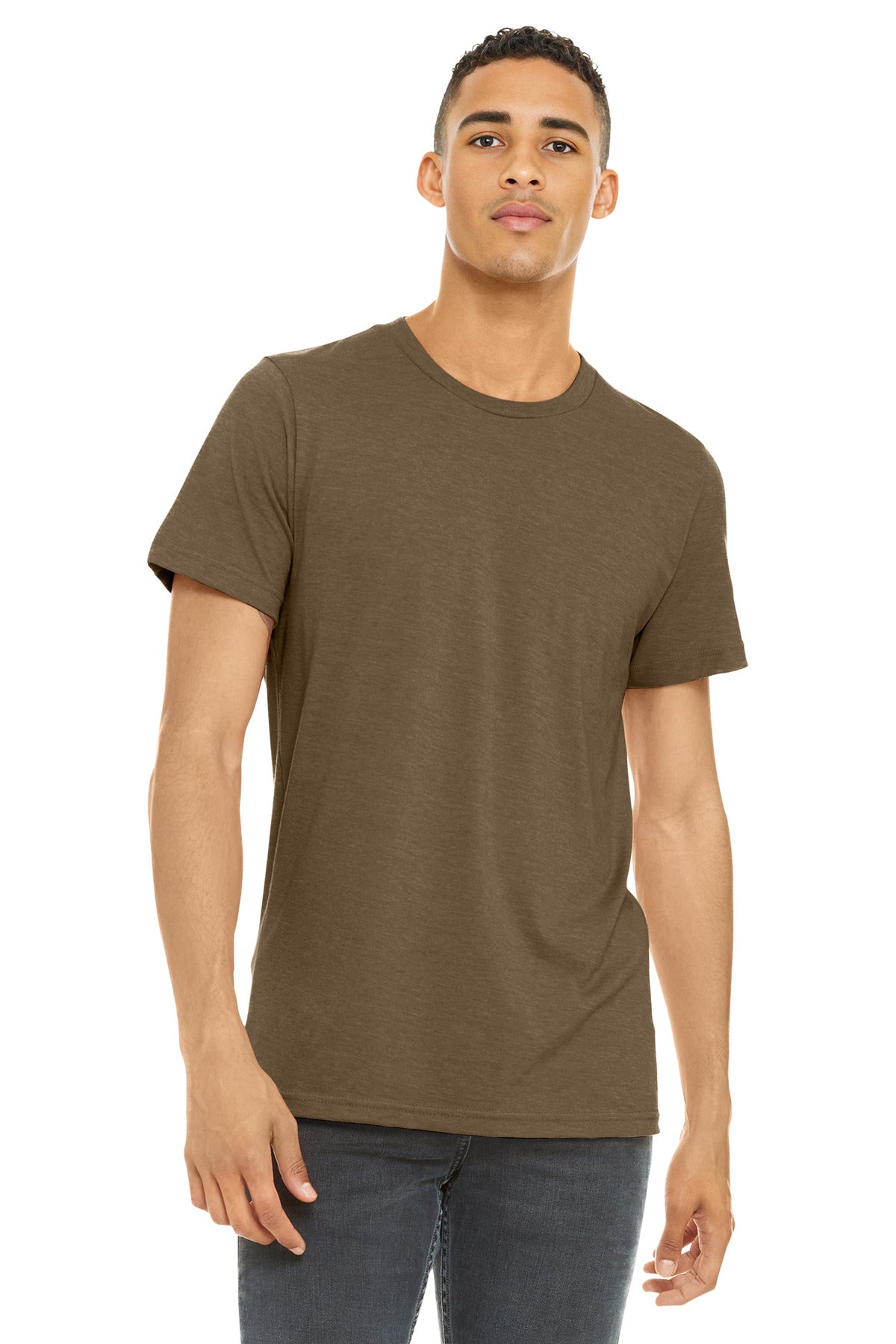 BELLA+CANVAS  ®  Unisex Heather CVC Short Sleeve Tee. BC3001CVC - Bella + Canvas BC3001CVC
