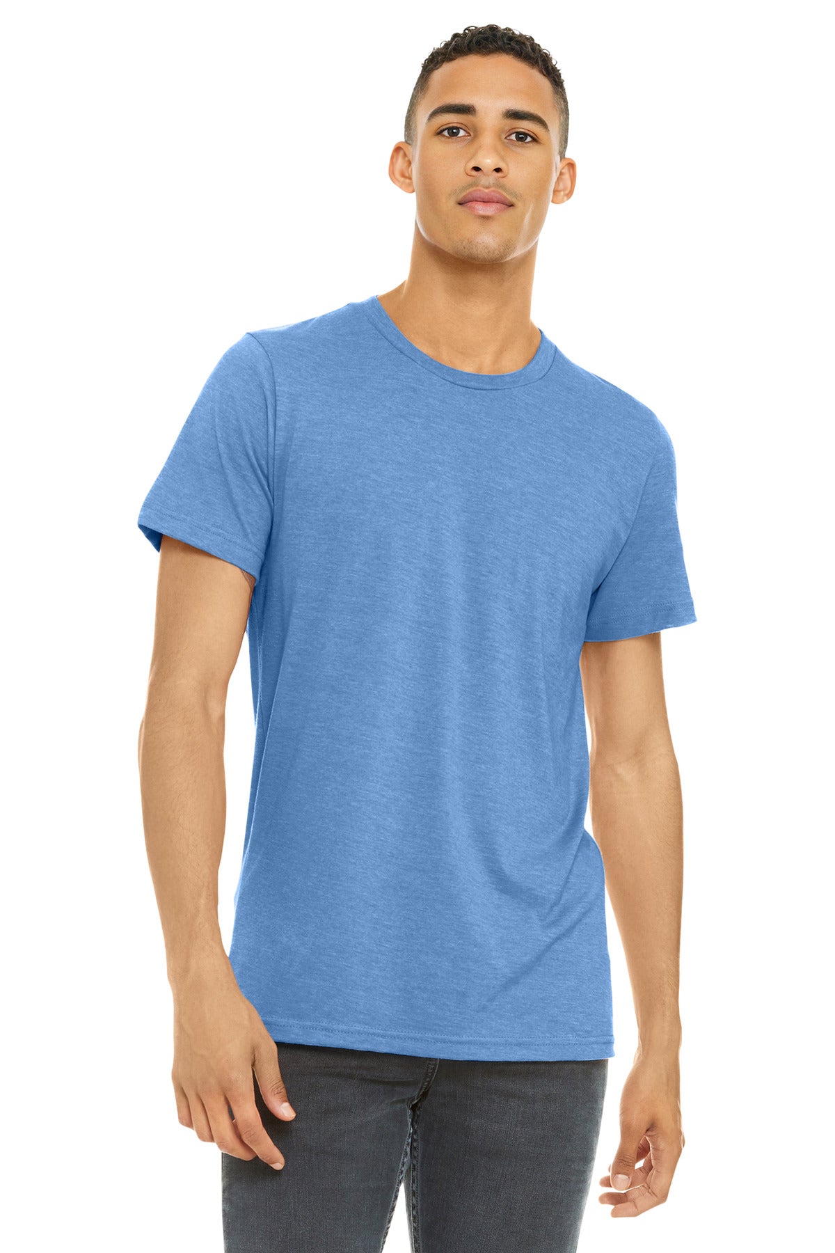 BELLA+CANVAS  ®  Unisex Heather CVC Short Sleeve Tee. BC3001CVC - Bella + Canvas BC3001CVC