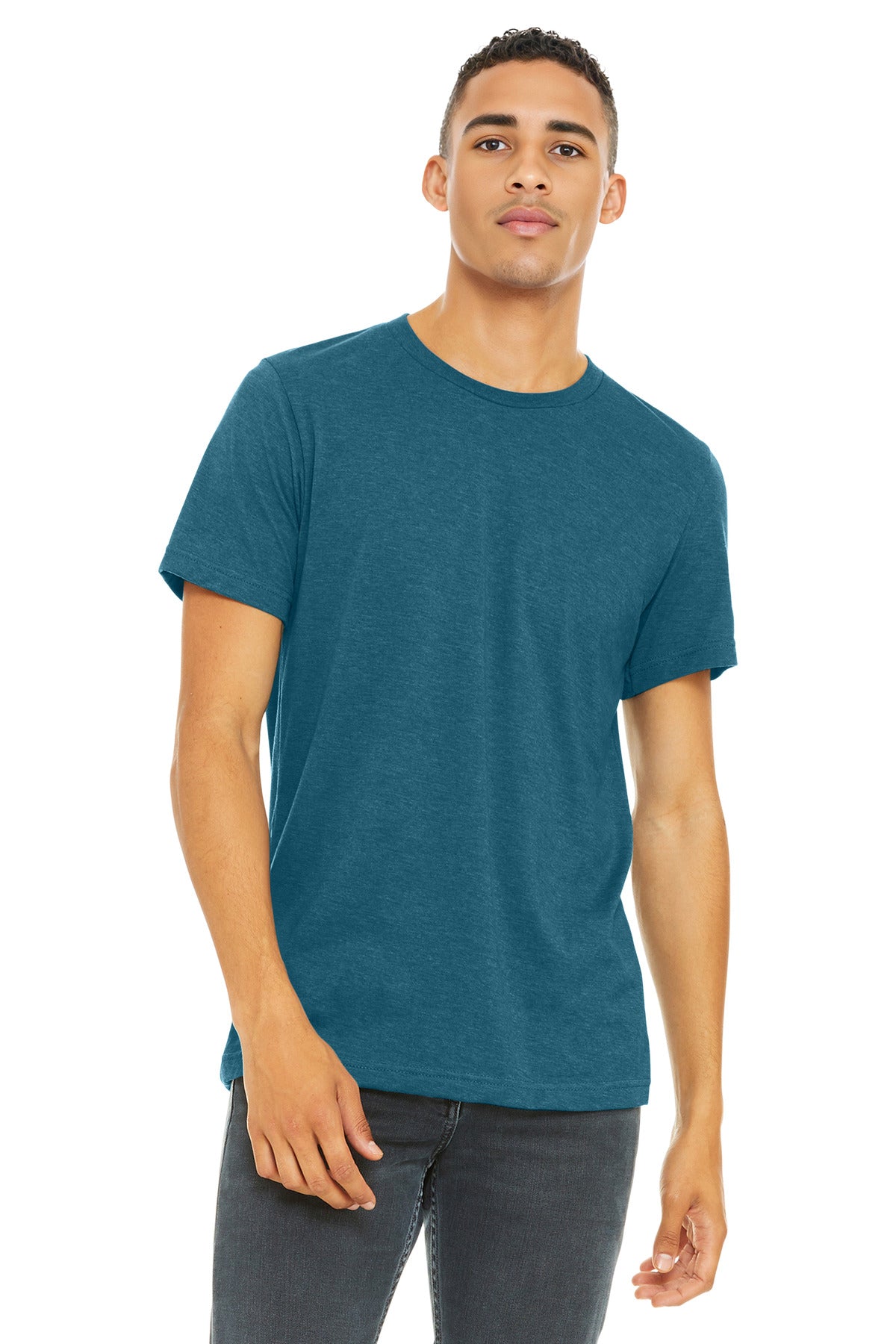 BELLA+CANVAS  ®  Unisex Heather CVC Short Sleeve Tee. BC3001CVC - Bella + Canvas BC3001CVC
