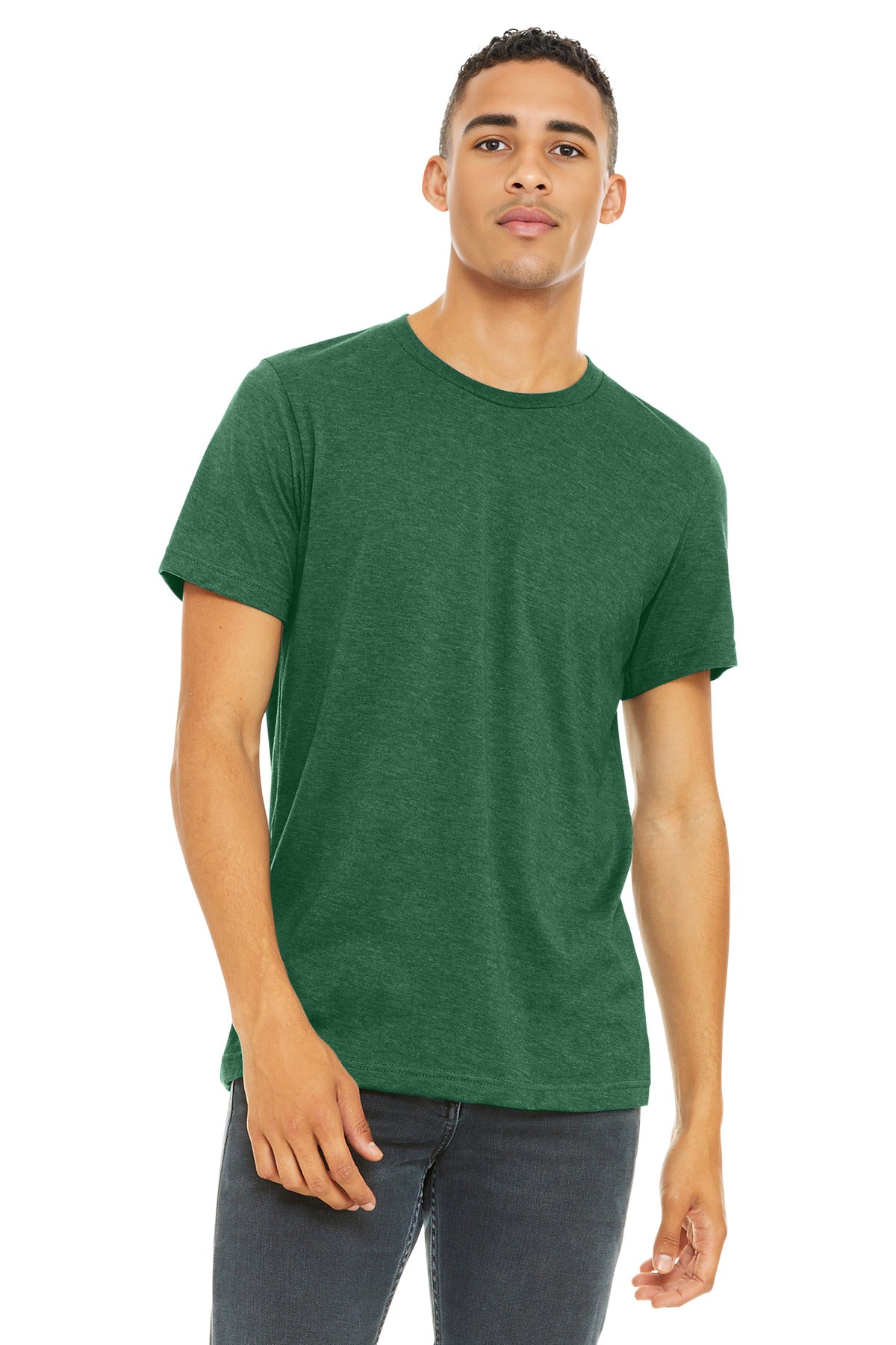 BELLA+CANVAS  ®  Unisex Heather CVC Short Sleeve Tee. BC3001CVC - Bella + Canvas BC3001CVC