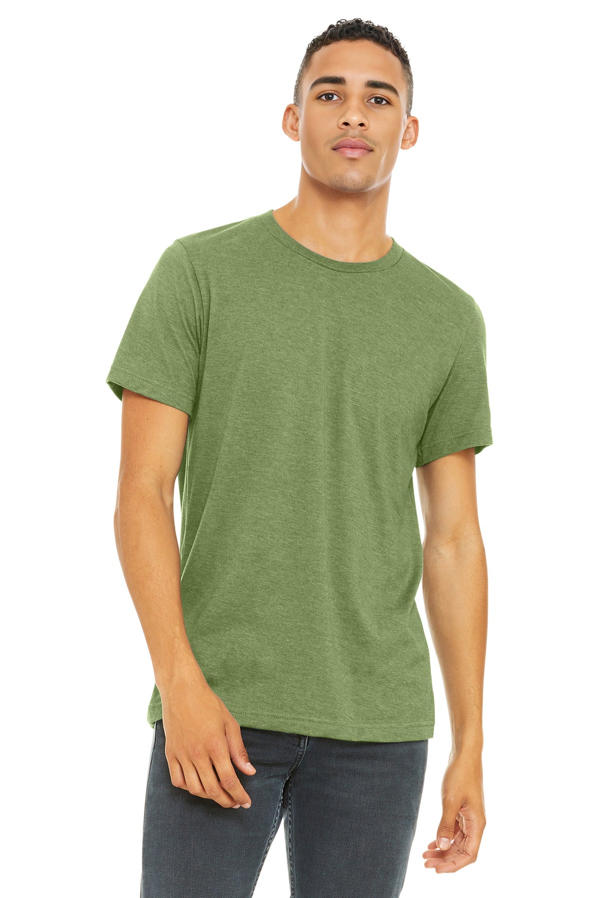 BELLA+CANVAS  ®  Unisex Heather CVC Short Sleeve Tee. BC3001CVC - Bella + Canvas BC3001CVC