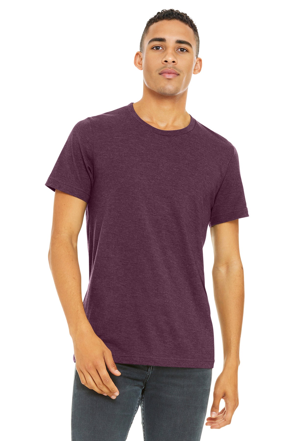 BELLA+CANVAS  ®  Unisex Heather CVC Short Sleeve Tee. BC3001CVC - Bella + Canvas BC3001CVC