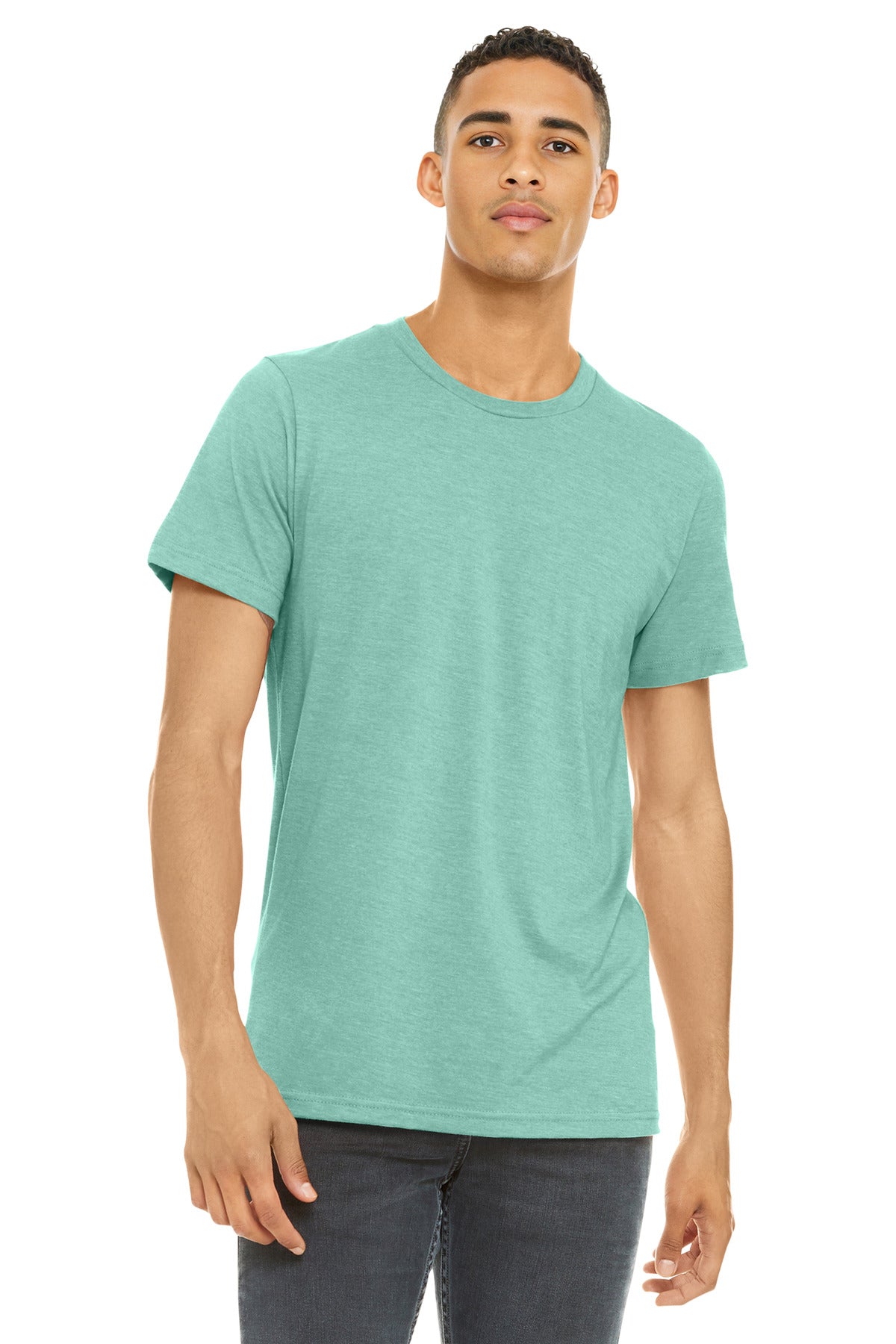 BELLA+CANVAS  ®  Unisex Heather CVC Short Sleeve Tee. BC3001CVC - Bella + Canvas BC3001CVC