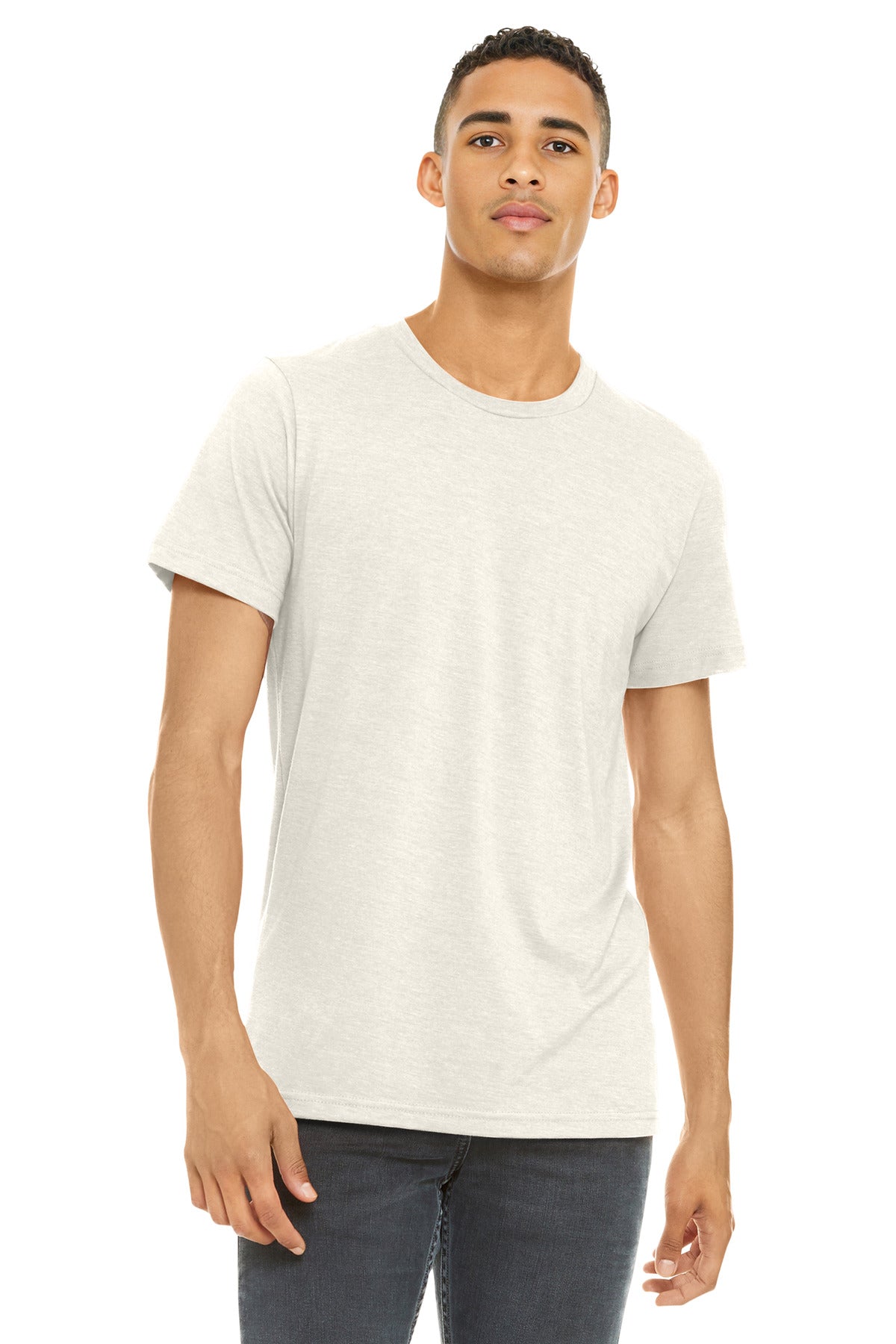 BELLA+CANVAS  ®  Unisex Heather CVC Short Sleeve Tee. BC3001CVC - Bella + Canvas BC3001CVC