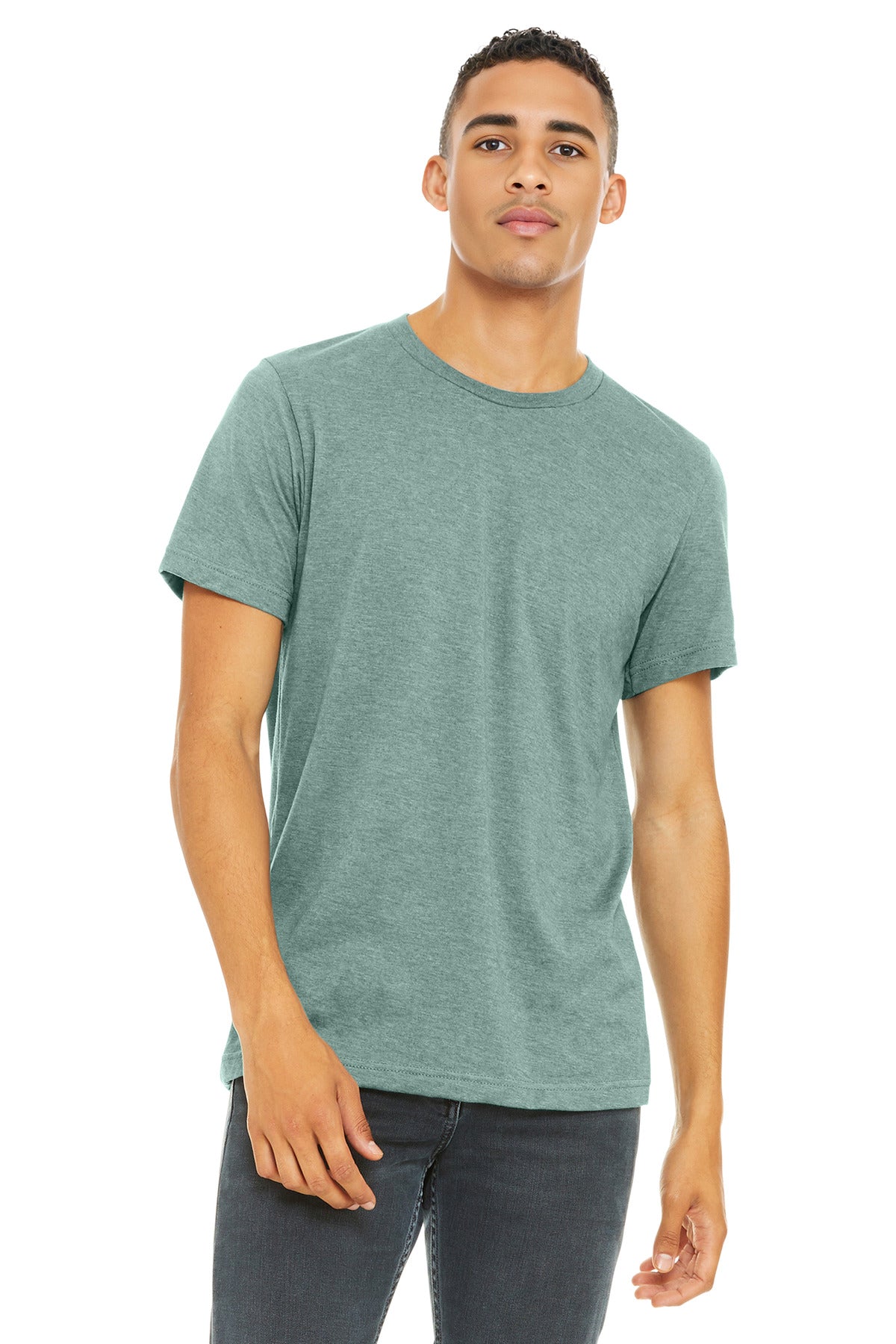 BELLA+CANVAS  ®  Unisex Heather CVC Short Sleeve Tee. BC3001CVC - Bella + Canvas BC3001CVC