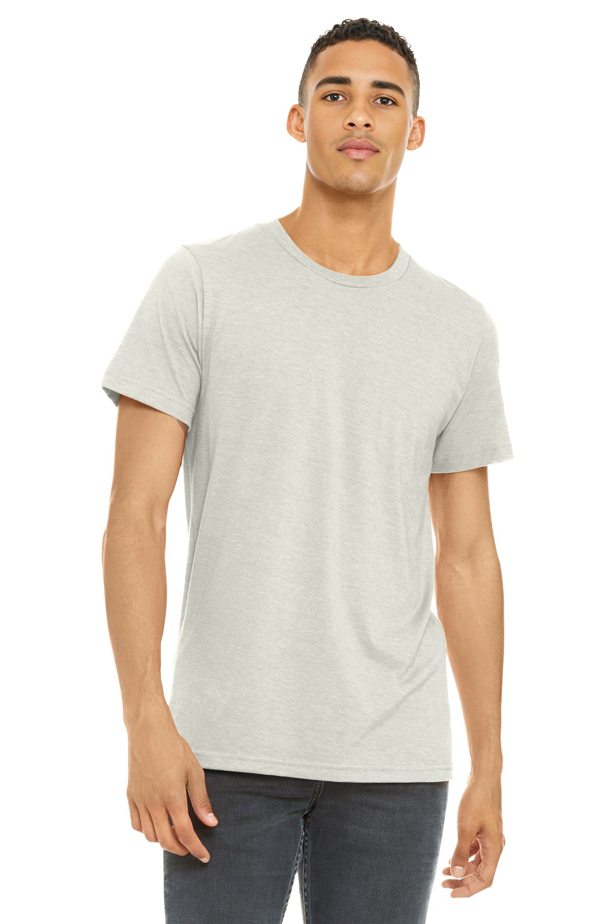 BELLA+CANVAS  ®  Unisex Heather CVC Short Sleeve Tee. BC3001CVC - Bella + Canvas BC3001CVC