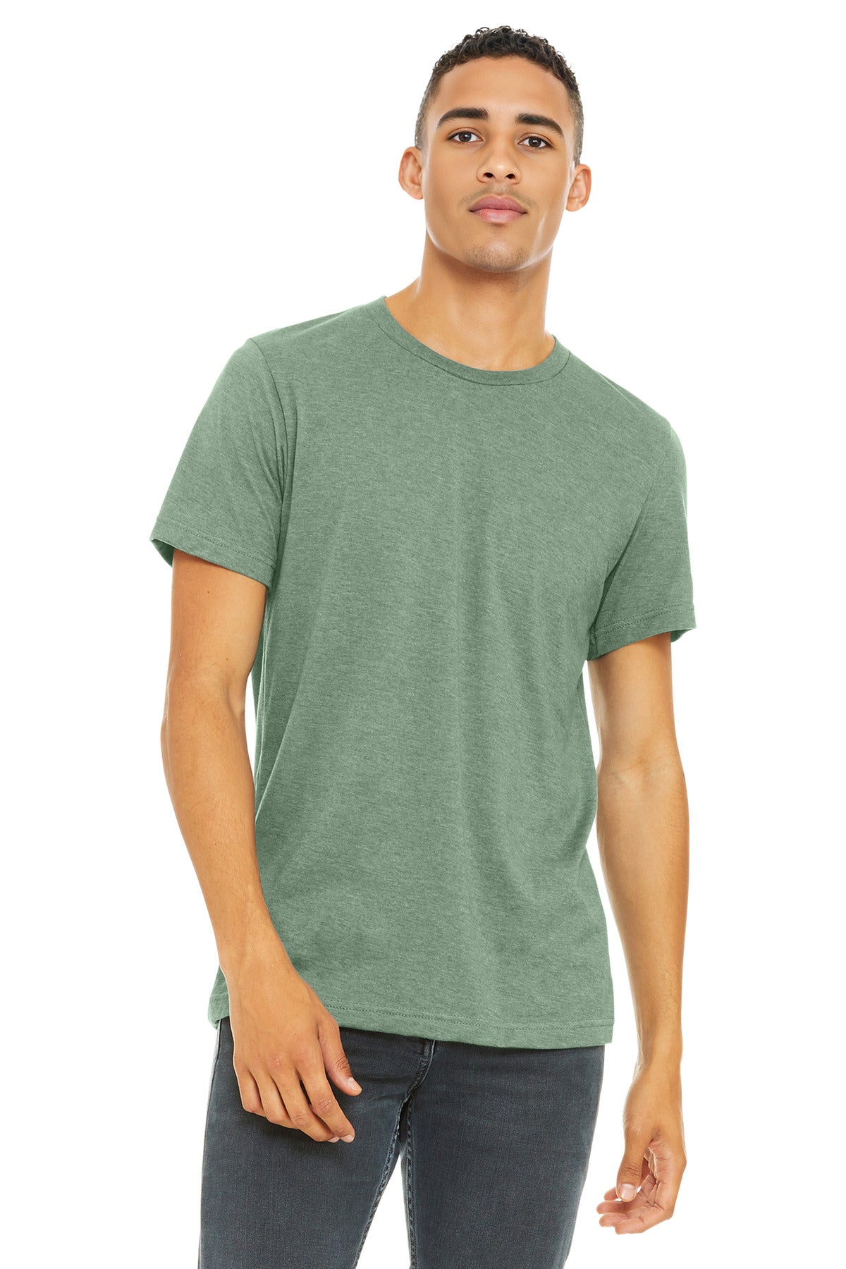 BELLA+CANVAS  ®  Unisex Heather CVC Short Sleeve Tee. BC3001CVC - Bella + Canvas BC3001CVC
