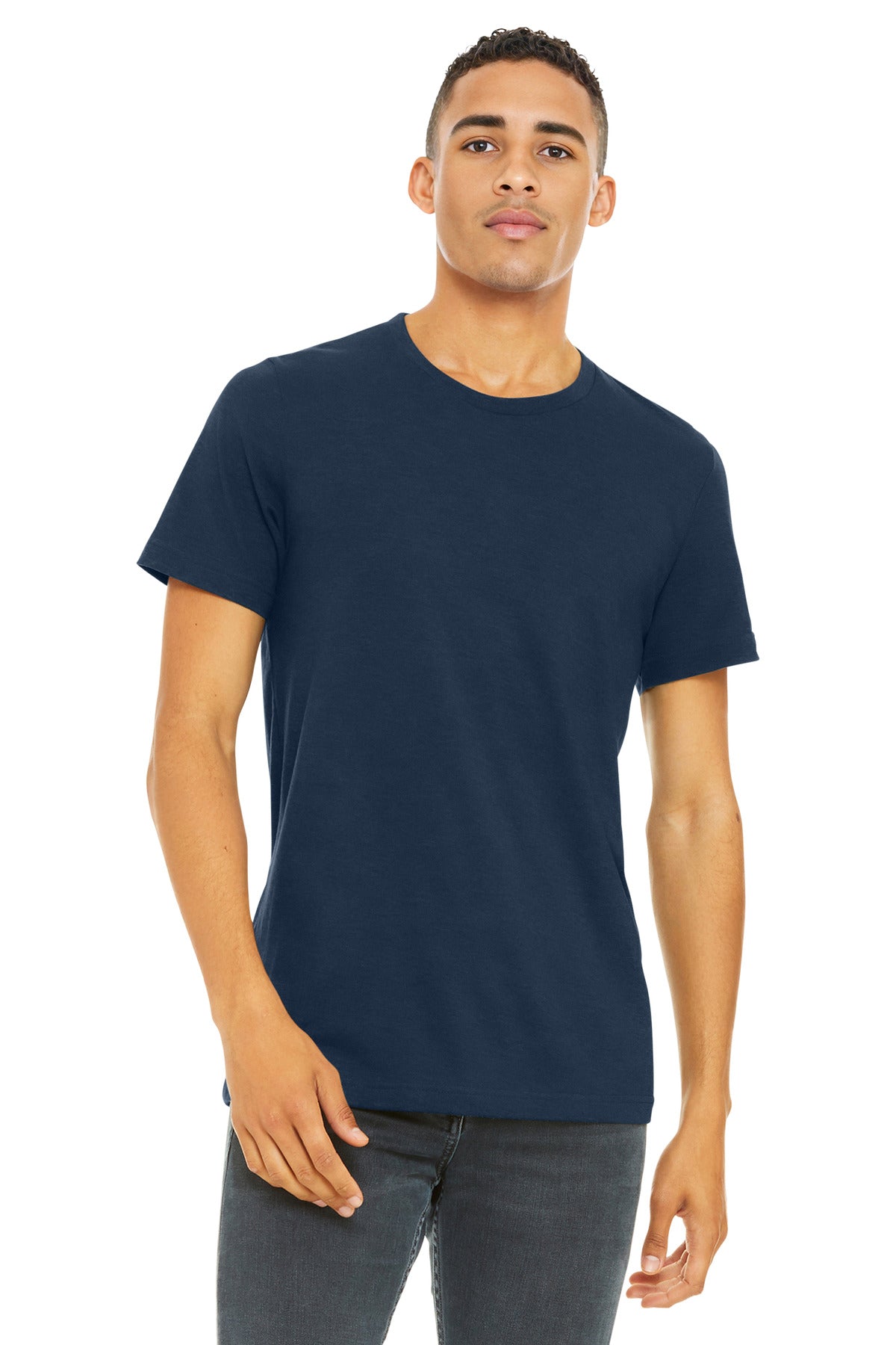BELLA+CANVAS  ®  Unisex Heather CVC Short Sleeve Tee. BC3001CVC - Bella + Canvas BC3001CVC