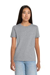 Joe's USA Premium Youth Heather CVC Tee