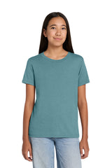 Joe's USA Premium Youth Heather CVC Tee