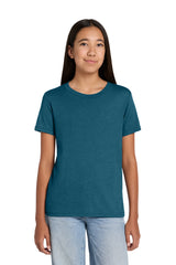 Joe's USA Premium Youth Heather CVC Tee