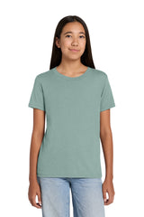 Joe's USA Premium Youth Heather CVC Tee