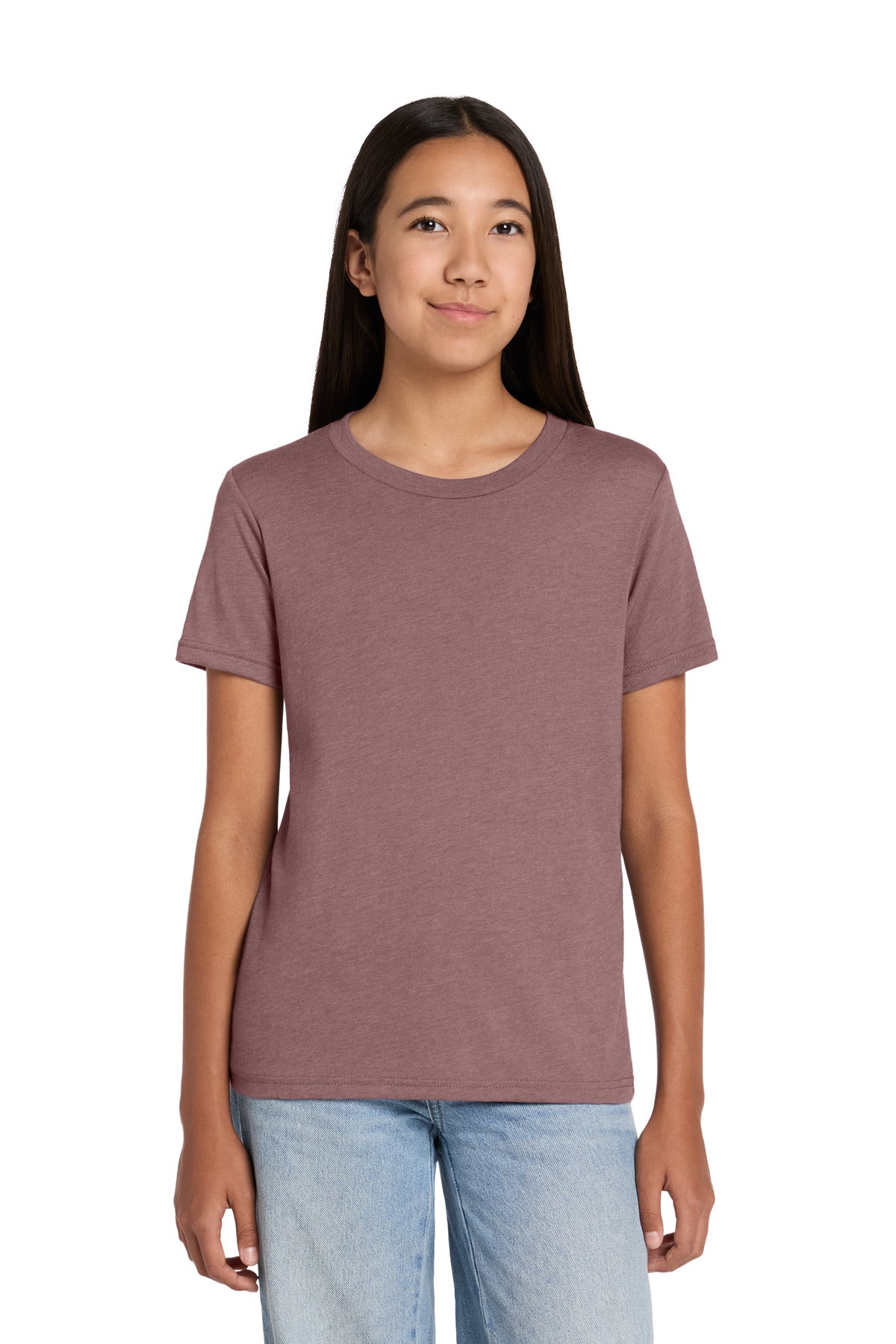Joe's USA Premium Youth Heather CVC Tee