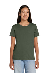 Joe's USA Premium Youth Heather CVC Tee