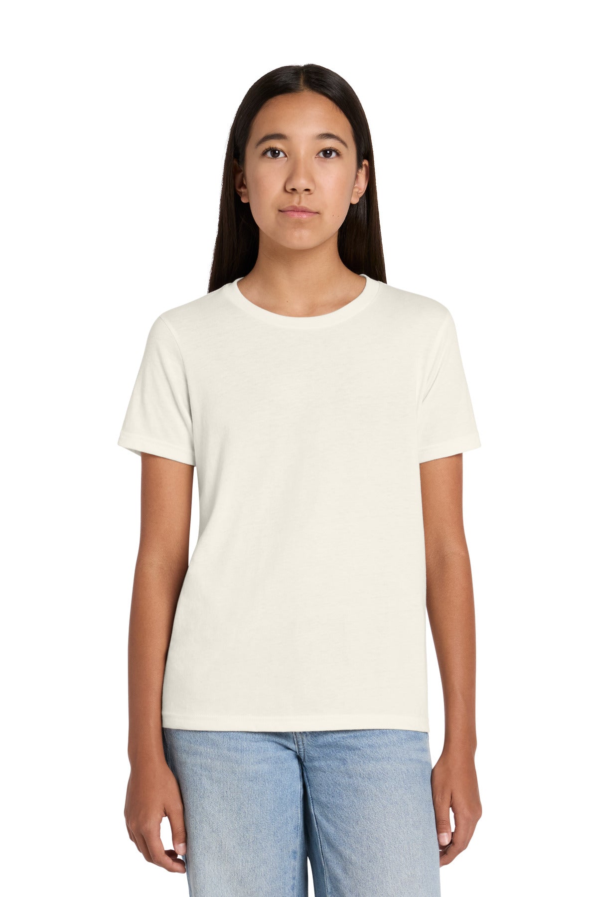 Joe's USA Premium Youth Heather CVC Tee