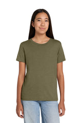 Joe's USA Premium Youth Heather CVC Tee