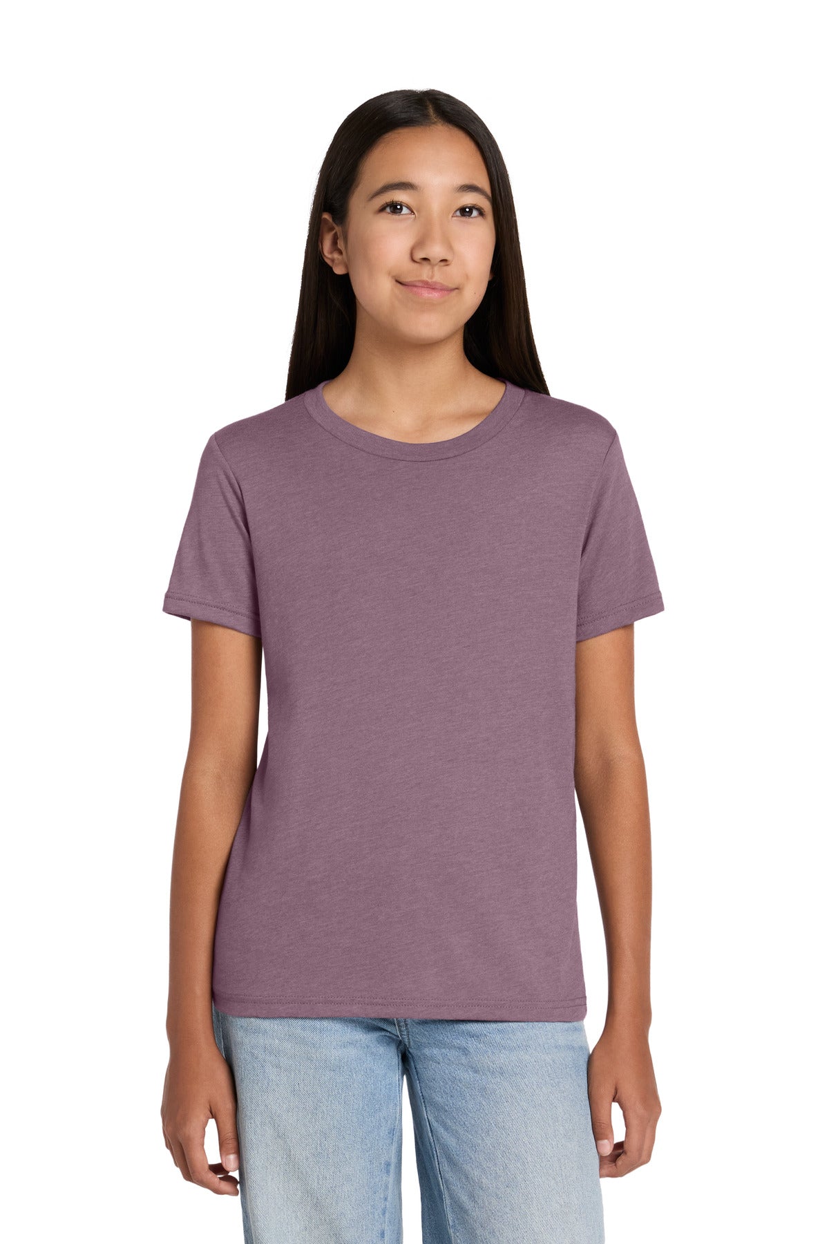 Joe's USA Premium Youth Heather CVC Tee