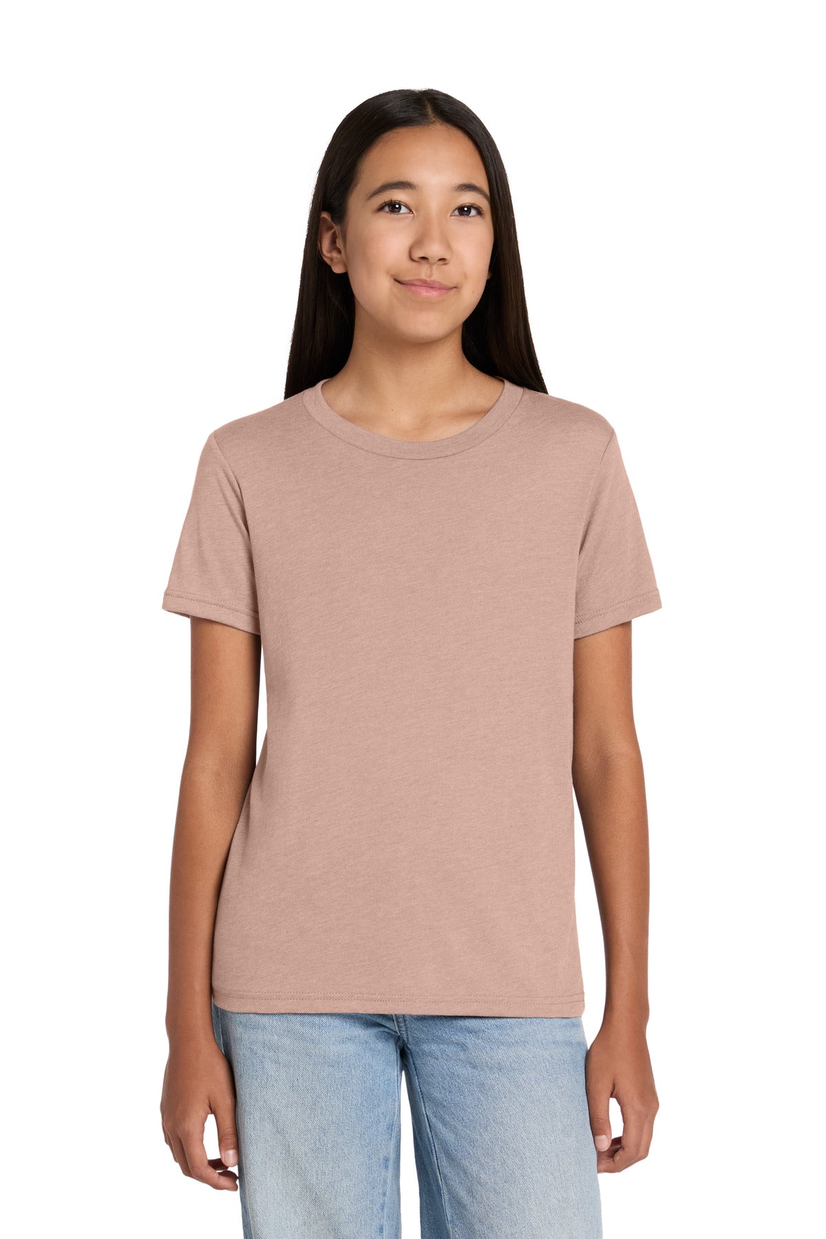 Joe's USA Premium Youth Heather CVC Tee