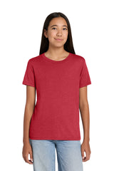 Joe's USA Premium Youth Heather CVC Tee